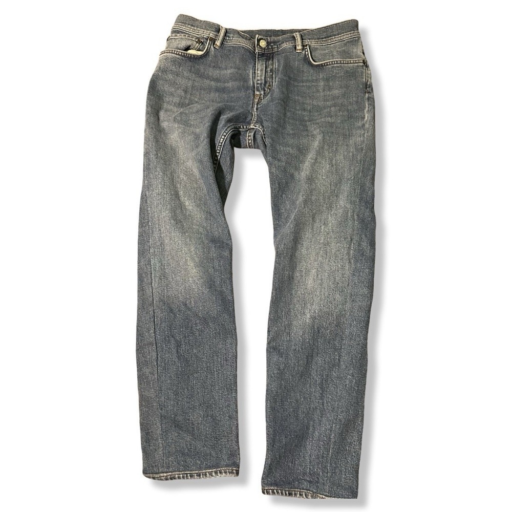Acne Studios Bla Konst Blue Denim Jeans Slim Fit Mens 30x32 Designer